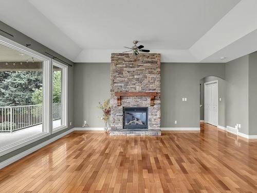 2031 Derrickson Place, Westbank, BC - Indoor Photo Showing Living Room With Fireplace