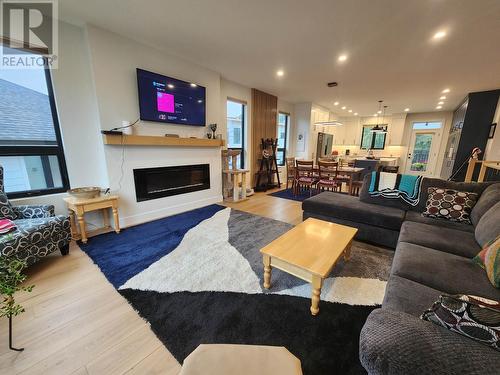 3936 Brink Court, Prince George, BC - Indoor Photo Showing Living Room With Fireplace