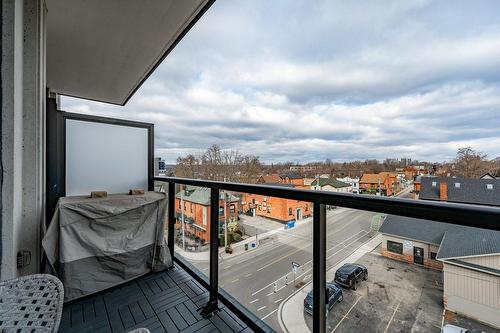 101 Locke Street S|Unit #411, Hamilton, ON - Outdoor With Balcony With Exterior