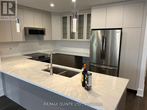 407 - 17 Cleave Avenue, Prince Edward County, ON - Indoor Photo Showing Kitchen With Double Sink