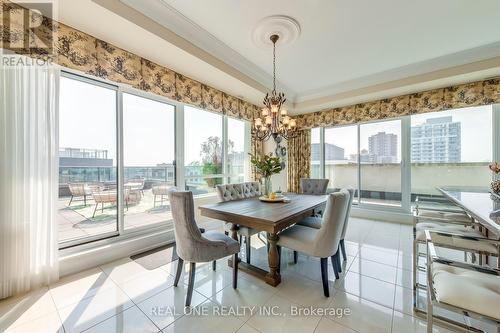 #604 -65 Port St E, Mississauga, ON - Indoor Photo Showing Dining Room