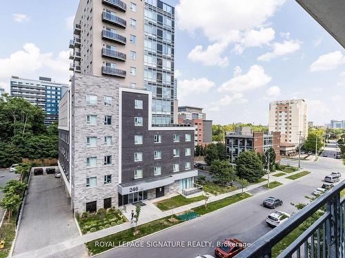 506-251 Lester St, Waterloo, ON - Outdoor With Balcony With Facade