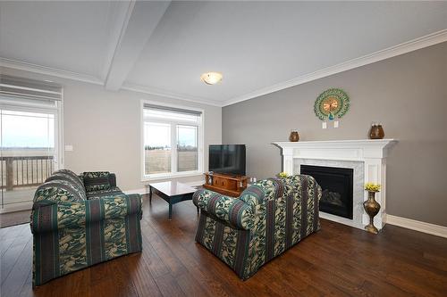 93 Lafayette Street E, Jarvis, ON - Indoor Photo Showing Living Room With Fireplace