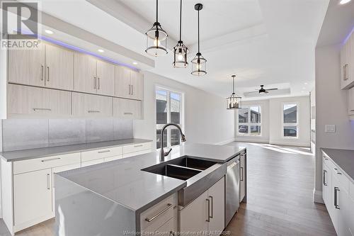 4 Woodland, Kingsville, ON - Indoor Photo Showing Kitchen With Double Sink With Upgraded Kitchen