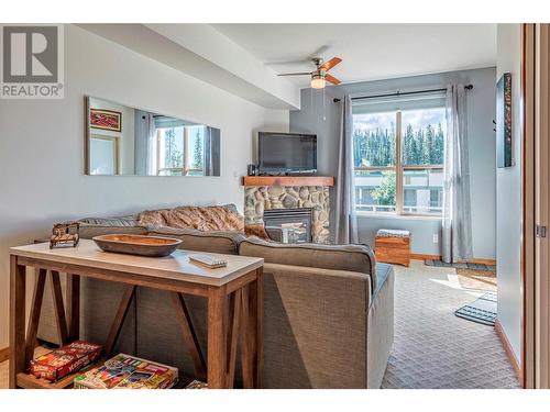 9804 Silver Star Road Unit# 107, Vernon, BC - Indoor With Fireplace