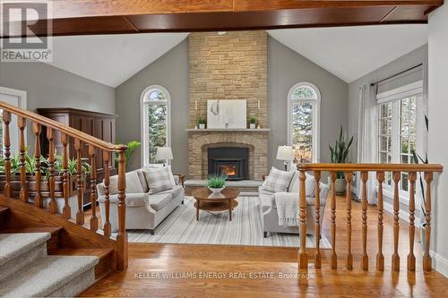 3981 Townline Road N, Clarington, ON - Indoor With Fireplace