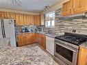 Cuisine - 285 5E-Et-6E-Rang E., Saint-Félix-De-Dalquier, QC  - Indoor Photo Showing Kitchen With Double Sink 