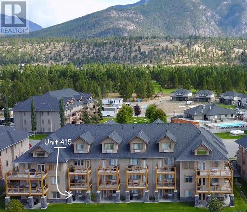 400 Bighorn  Boulevard Unit# 415 G, Radium Hot Springs, BC - Outdoor With Deck Patio Veranda With View