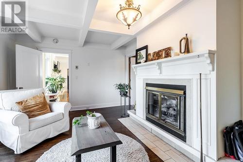13 Summit Ave, Sault Ste. Marie, ON - Indoor Photo Showing Living Room With Fireplace