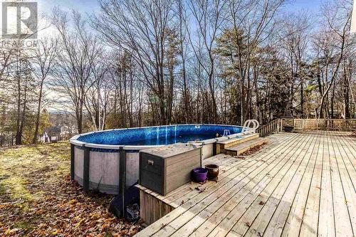 13 Summit Ave, Sault Ste. Marie, ON - Outdoor With Above Ground Pool With Deck Patio Veranda