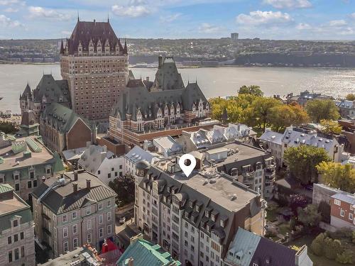 Aerial photo - 205-33 Rue St-Louis, Québec (La Cité-Limoilou), QC - Outdoor With Body Of Water With View
