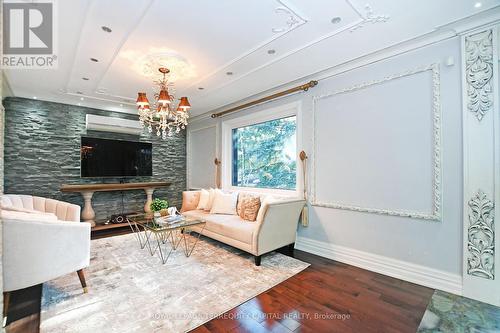 300 Hendon Ave, Toronto, ON - Indoor Photo Showing Living Room With Fireplace