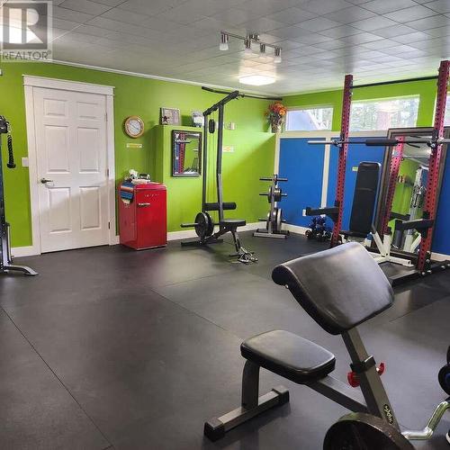 4700 Schubert Road, Armstrong, BC - Indoor Photo Showing Gym Room