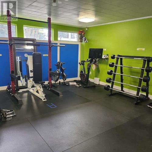 4700 Schubert Road, Armstrong, BC - Indoor Photo Showing Gym Room