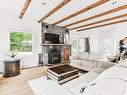 Living room - 534 Rue Richelieu, Saint-Marc-Sur-Richelieu, QC  - Indoor Photo Showing Living Room With Fireplace 