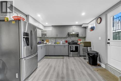 3936 Manzanillo Court, Windsor, ON - Indoor Photo Showing Kitchen With Stainless Steel Kitchen
