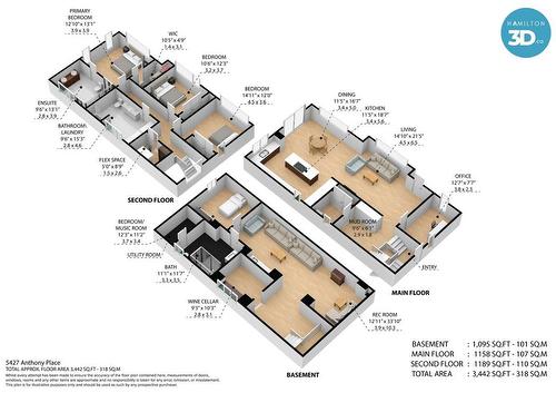 Matterport 3D floorplans - 5427 Anthony Place, Burlington, ON - Other