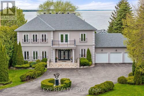 284 Duclos Point Road, Georgina, ON - Outdoor With Body Of Water With Balcony With Facade