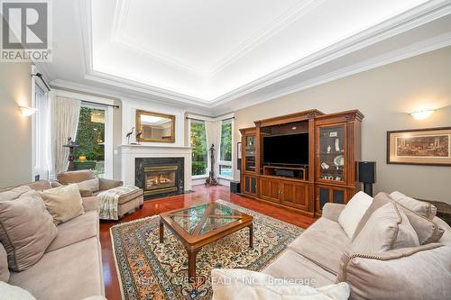 5775 Kirby Road, Vaughan, ON - Indoor Photo Showing Living Room With Fireplace