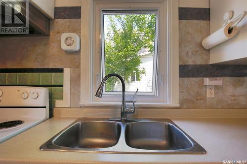 224 River Street E, Moose Jaw, SK - Indoor Photo Showing Kitchen With Double Sink