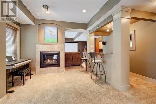 324 Quilchena Drive, Kelowna, BC - Indoor With Fireplace
