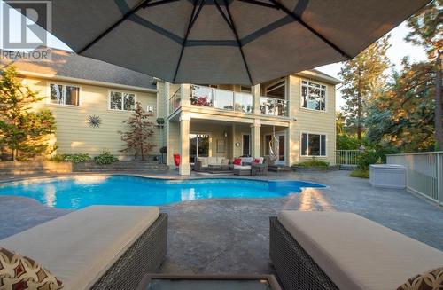 324 Quilchena Drive, Kelowna, BC - Outdoor With In Ground Pool With Deck Patio Veranda
