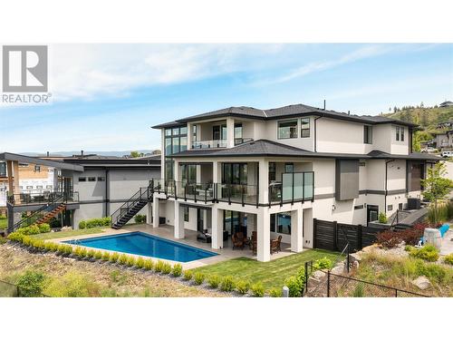 5717 Mountainside Drive, Kelowna, BC - Outdoor With In Ground Pool