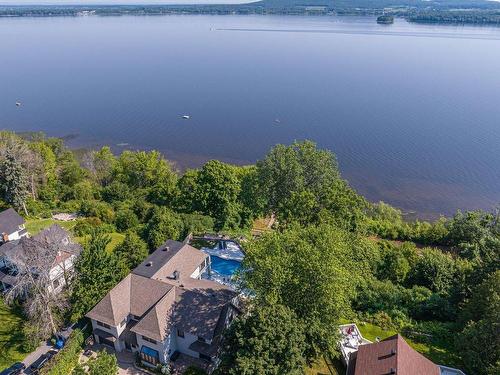 Photo aÃ©rienne - 598 Rue Main, Hudson, QC - Outdoor With Body Of Water With View