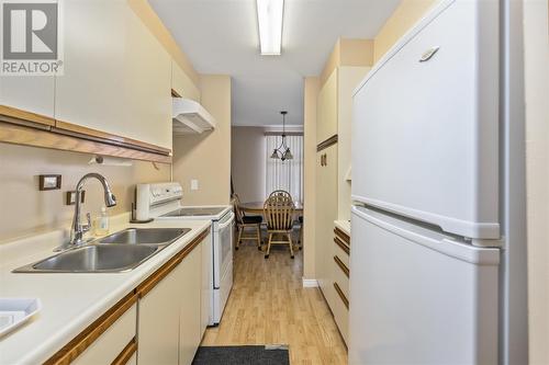 89 Pine St # 201, Sault Ste. Marie, ON - Indoor Photo Showing Kitchen With Double Sink