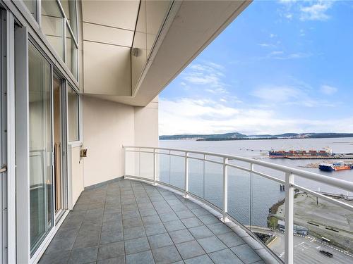 2602-154 Promenade Dr, Nanaimo, BC - Outdoor With Body Of Water With Balcony With View With Exterior