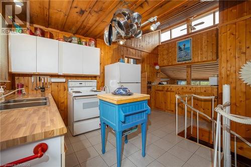 11 Tipsy Lane, Tobermory, ON - Indoor Photo Showing Kitchen With Double Sink