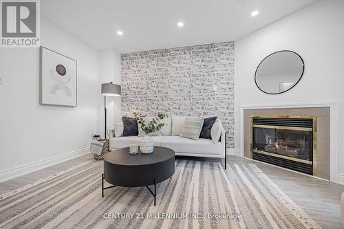 235 Northwood Dr, Oakville, ON - Indoor Photo Showing Living Room With Fireplace