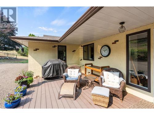 6695 Cosens Bay Road, Coldstream, BC - Outdoor With Deck Patio Veranda With Exterior