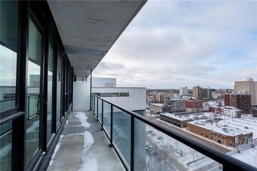 1301 311 Hargrave Street, Winnipeg, MB - Outdoor With Balcony With View