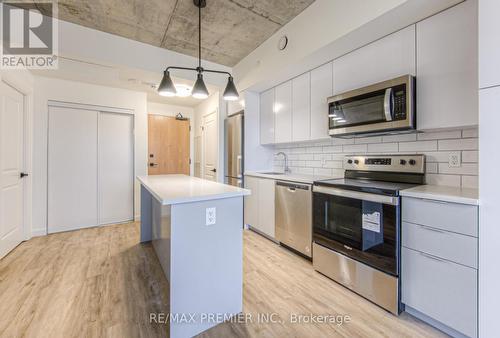 210 - 7 Erie Avenue, Brantford, ON - Indoor Photo Showing Kitchen With Upgraded Kitchen