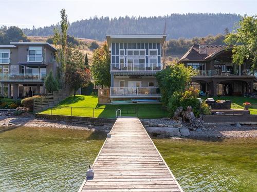 8337 Okanagan Landing Road, Vernon, BC - Outdoor With Body Of Water With Facade