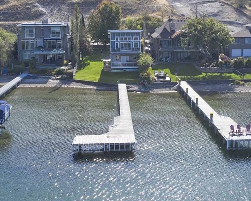 8337 Okanagan Landing Road, Vernon, BC - Outdoor With Body Of Water With Deck Patio Veranda