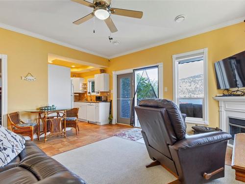 8337 Okanagan Landing Road, Vernon, BC - Indoor Photo Showing Living Room With Fireplace