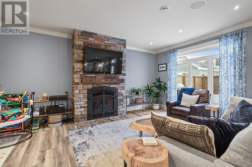 8 Sugar Pine Crescent, St. John'S, NL - Indoor Photo Showing Living Room With Fireplace
