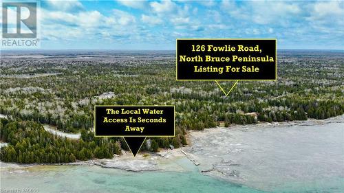 126 Fowlie Road, Northern Bruce Peninsula, ON - Outdoor With View