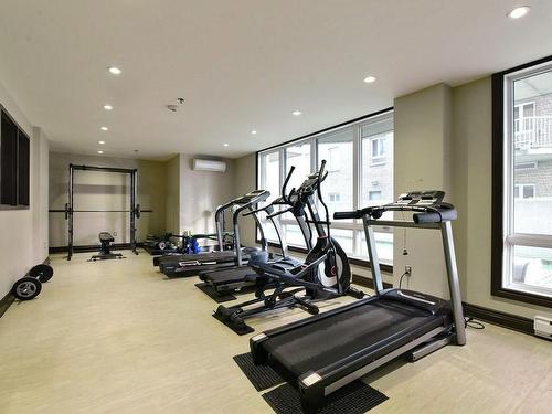 Salle d'exercice - 702-6280 Rue Jarry E., Montréal (Saint-Léonard), QC - Indoor Photo Showing Gym Room