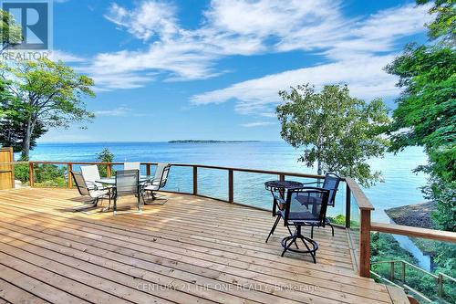 77 Mcarthur Dr, Penetanguishene, ON - Outdoor With Body Of Water With Deck Patio Veranda With View