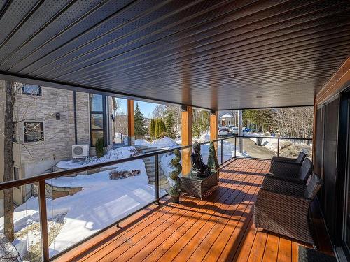 Garage - 1000 Rue Des Tournesols, Sainte-Adèle, QC - Outdoor With Deck Patio Veranda With Exterior