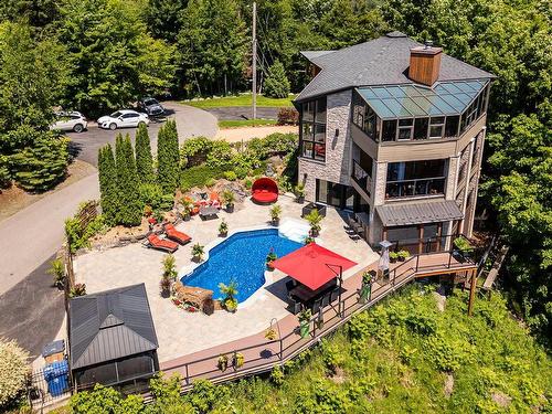 Overall view - 1000 Rue Des Tournesols, Sainte-Adèle, QC - Outdoor With In Ground Pool