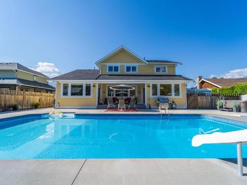 2259 Burgess Ave, Merritt, BC - Outdoor With In Ground Pool With Backyard