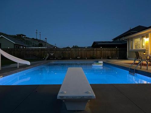 2259 Burgess Ave, Merritt, BC - Outdoor With In Ground Pool With Backyard