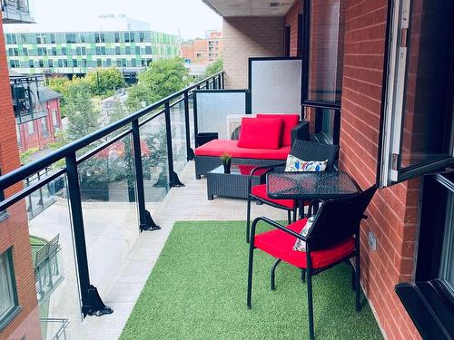 Balcony - 512-1450 Rue Parthenais, Montréal (Ville-Marie), QC - Outdoor With Exterior