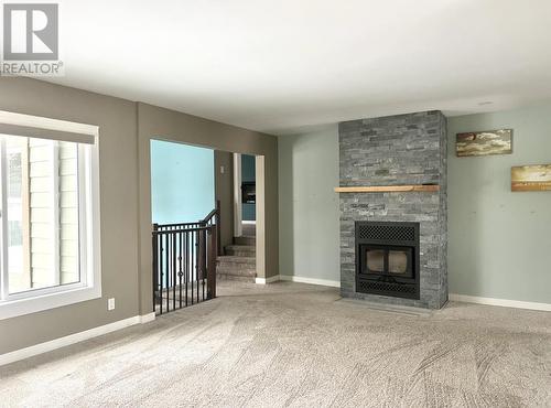 64 Stein Street, Kitimat, BC - Indoor Photo Showing Living Room With Fireplace