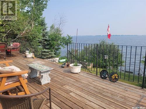 38 Stoney Lake Road, Humboldt Lake, SK - Outdoor With Body Of Water With Deck Patio Veranda