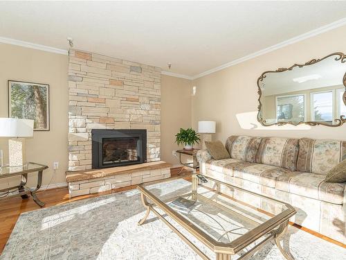 2608 Seaside Dr, Sooke, BC - Indoor Photo Showing Living Room With Fireplace